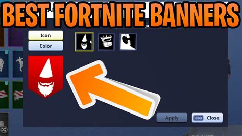 fortnite banner icons